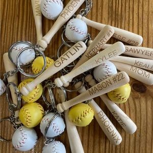 Custom Bat Keychain